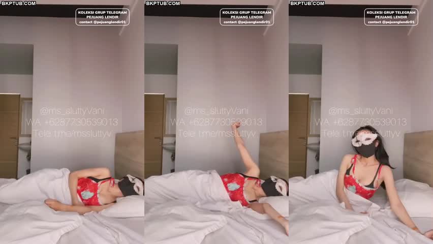 Bokep Miss Lutty Vani Hijab Bangun Tidur Colmek Pake Terong