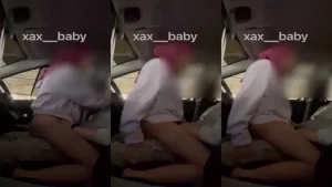 Hijab Xax Baby Eksib Pulang Kerja Ngewe di Mobil