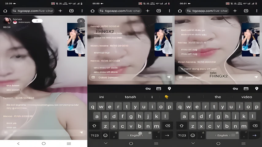 Miss Hanna Live Colmek Tanpa Sensor Part 1