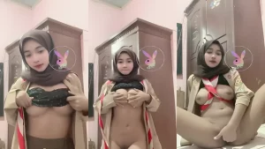Pulang Sekolah Kerudung Laura Colmek Pake Baju Pramuka